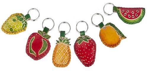 Polished Rubber Fruit Keychain, Specialities : Durable, Fine Finish