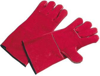 Plain Leather Welding Gloves, Technics : Machine Made