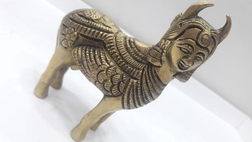 Brass Kamdhanu Cow Idol