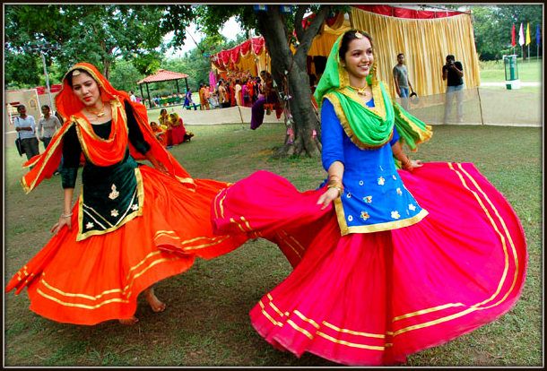 Punjabi Giddha Dress