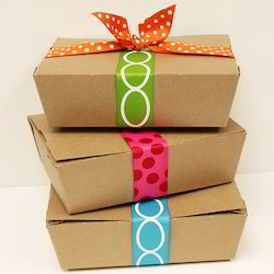 Bravura Paper Food Boxes, Color : Brown