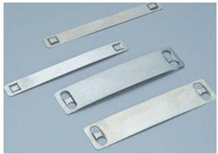 Stainless Steel Cable Marker Tie, Length : 2-4 Inch