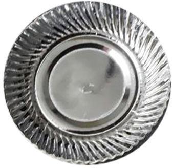 Silver Paper Disposable Plate, Size : 12 Inch