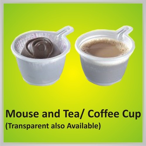 Khushnoor Enterprises Plastic disposable coffee cup, Size : Customized