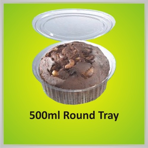 Plastic Round Tray, for Event Party Supplies, Utility Dishes, Size : 500ml