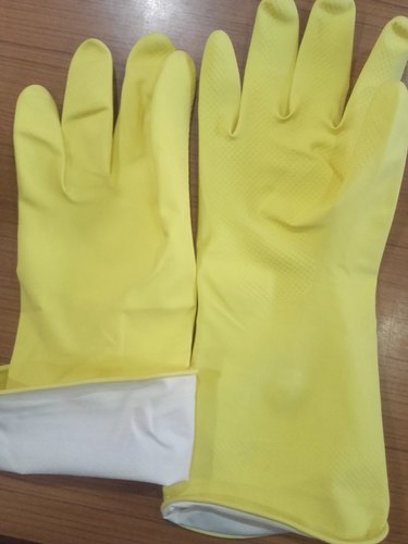 Rubber Hand Gloves, for Construction/Heavy Duty Work, Size : Small, Medium, Large, XL