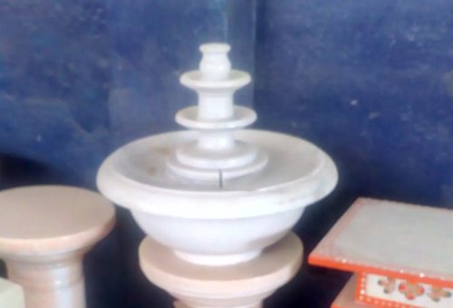 Marble Table Top Fountain, Color : White