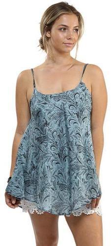Floral Print Silk Women Tunic, Size : All Sizes