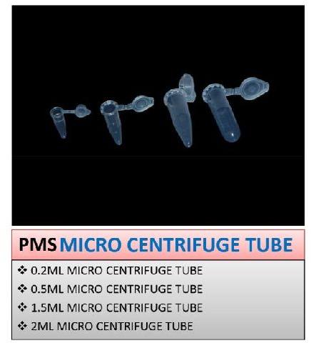 Plastic Microcentrifuge Tube, for Storing Liquid, Feature : Fine Quality, Light-weight, Microwavable