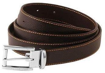 Mens Leather Belt, Color : Brown
