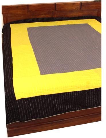 Jai Texart Block quilted bed spreads, Color : Customised