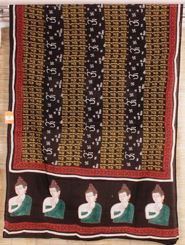 Bagru Printed Women Cotton Shawl, Occasion : Casual Wear