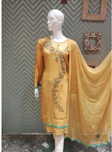 Aarekhi Embroidered Suit, Occasion : Party Wear