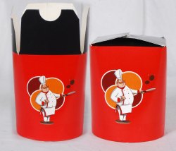 Paper Food Foil Boxes, Color : Red