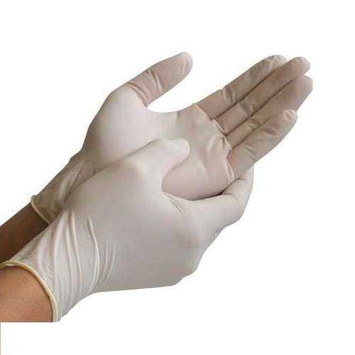 White Plain Latex Gloves