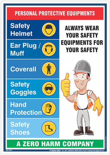 Industrial Safety Poster, Size : 10x15Inch, 15x20Inch - Visualmitra ...