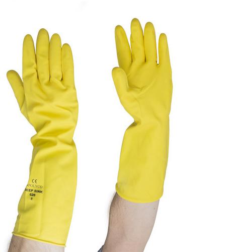Red Rubber Hand Glove