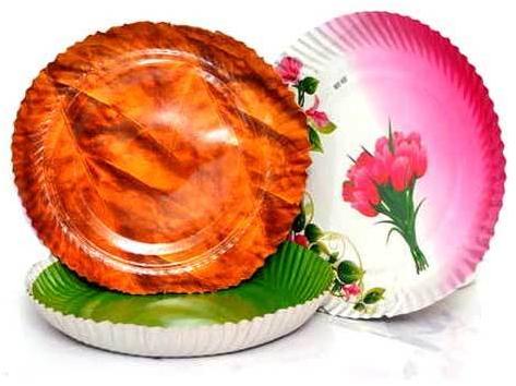 Paper plate, for Event Party Supplies, Feature : Disposable, Eco-Friendly, Color Coated
