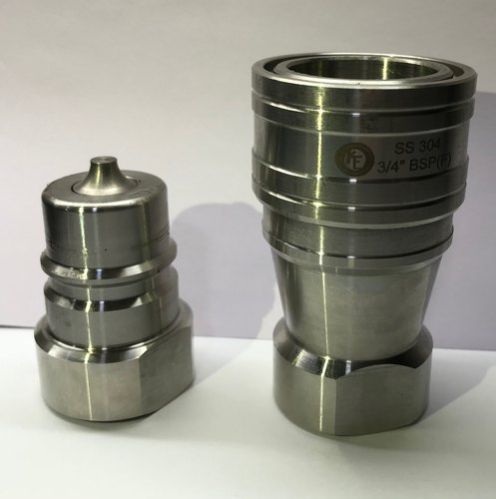 Double Check Valve Quick Release Coupling, Color : STEEL