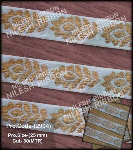 Dyeable Border Laces, Packaging Type : 30 mtr