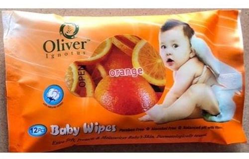 Oliver Disposable Baby Skincare Wipes, Packaging Type : Packet