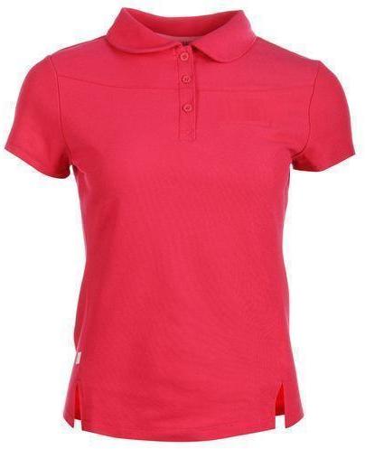 Scube Ladies Polo T-Shirt, Color : Pink