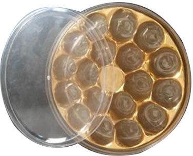 Round Plastic Chocolate Box