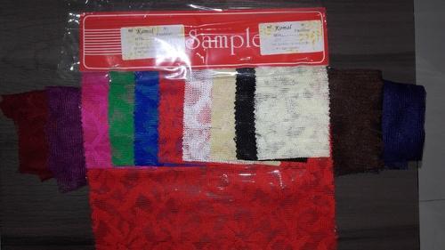 Komal Fashion Jute Jacquard Dyed Fabric, for Garment, Pattern : Plain