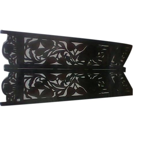 Brown Hand Carved Wooden Screen