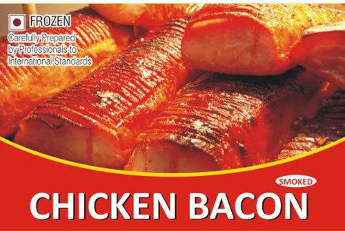 Smoked Chicken Bacon Meats, Packaging Type : Vacuum Bag