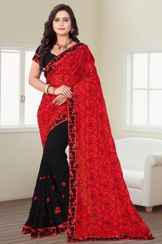 Half Patten Designer Saree