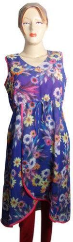 Multicolor Ladies Printed Dress