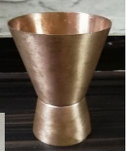 Polished Copper Double Jigger Tumbler, Feature : Fine Finishing, Hard Structure