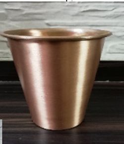 Polished Plain Copper Medium Tumbler, Feature : Fine Finishing, Leak Proof