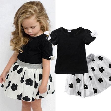 Girls Top And Skirt Set