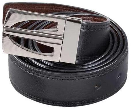 Alloy Male Formal Leather Belt, Color : Black