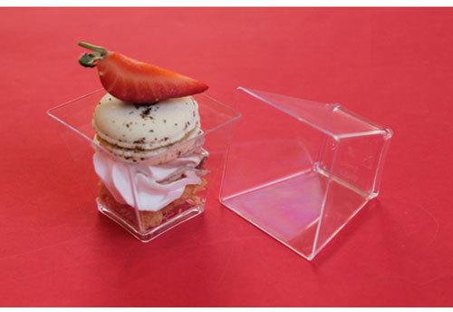 Plastic Square Cup, for Bakry, Restaurant