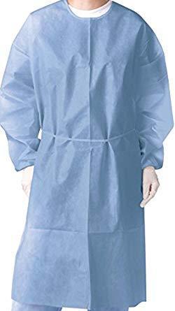 Blue Isolation Gown