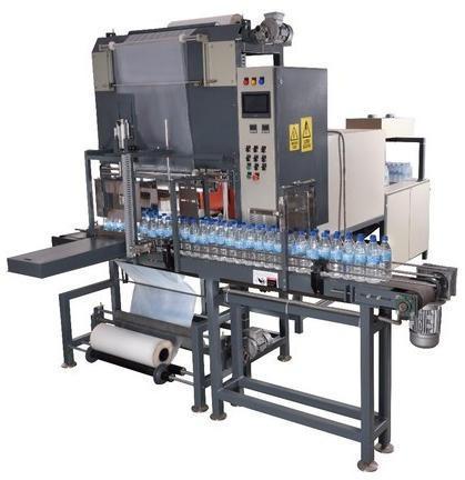 50 Hz Mild Steel shrink wrapping machine, Capacity : 60-120 bottles/min