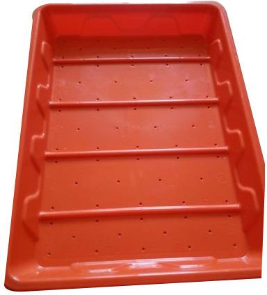Realteust Agriculture Hydroponic Tray, Color : Orange