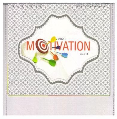Paper Motivation Theme Desk Calendar