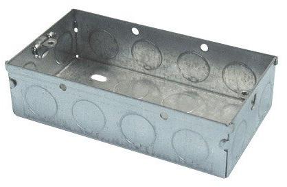 Galvanized Iron Moudle Gi Metal Box, Shape : Rectangle