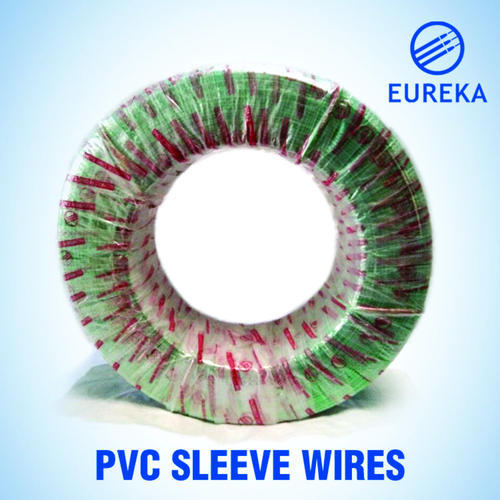 Neon Green PVC Sleeve Wire, Feature : Very flexible, Flawless, Non-toxic, Heat Resistance