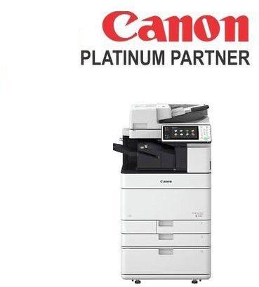 Electric Semi Automatic Canon Color Photocopier Machine, Color : Black, Grey