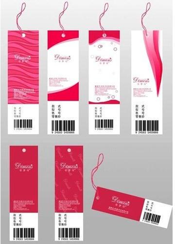 Printed Paper Garment Hang Tag, Packaging Type : Packet