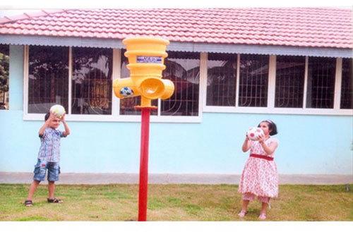 Multicolor Junior Basketball Pole