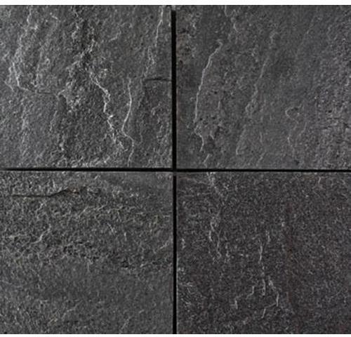 Carbon Black Slate Stone Wall Cladding at Rs 80/sq ft