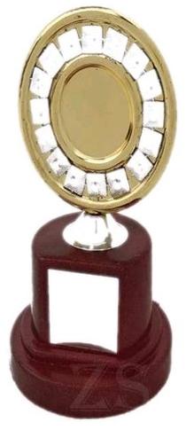 Gold plated steel Metal Plate Trophy