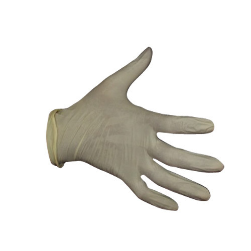 Latex Powder Free Gloves, Color : White