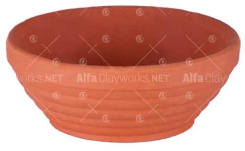 Round Clay bowl, Capacity : 150 ml
